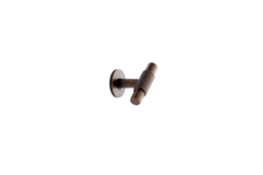 Bouton T manor T ø30x54x39 zamac laiton antique 